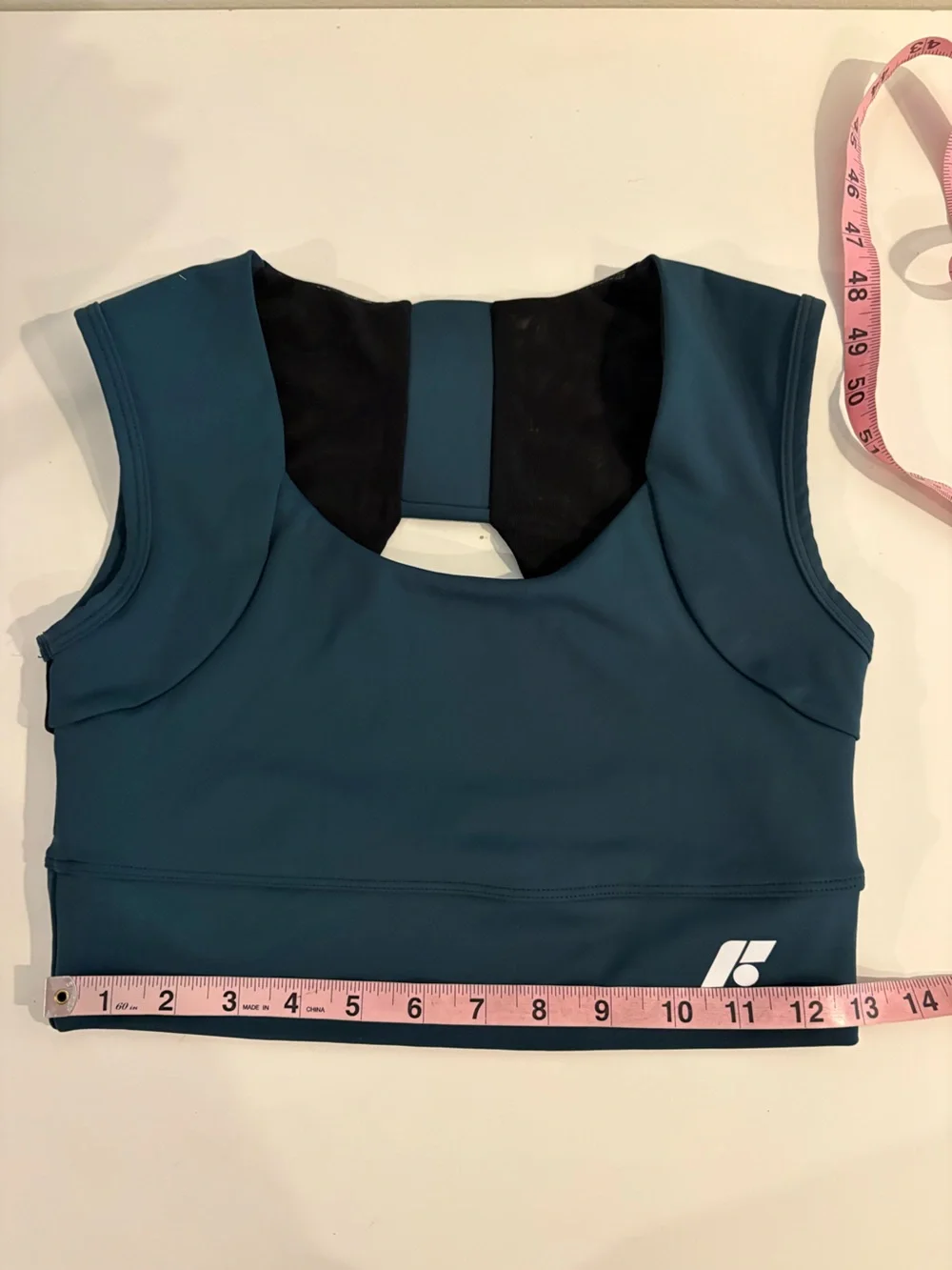 Forme || Power Bra in Jade Posture Support Sports Bra Teal Green Large